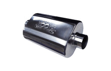 Kooks 2-1/2" Oval Center/Center Muffler 12" Long Body . Polished Stainless Steel.
