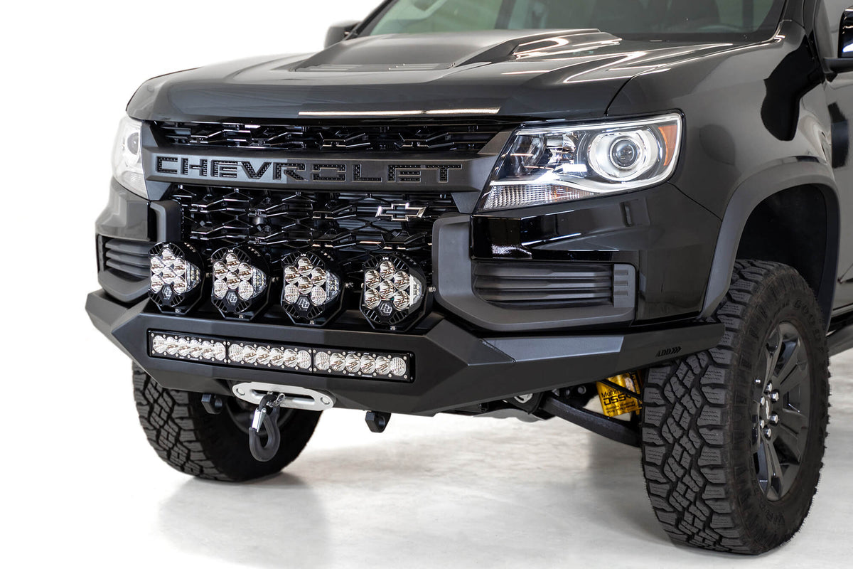 Addictive Desert Designs 2021–2022 Chevy Colorado ZR2 Stealth Fighter Front Bumper
