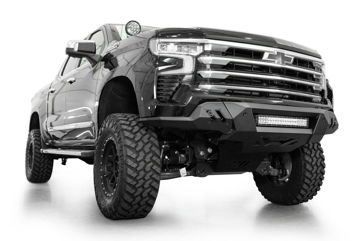Addictive Desert Designs 2022–2026 Chevy Silverado 1500 Black Label Front Bumper