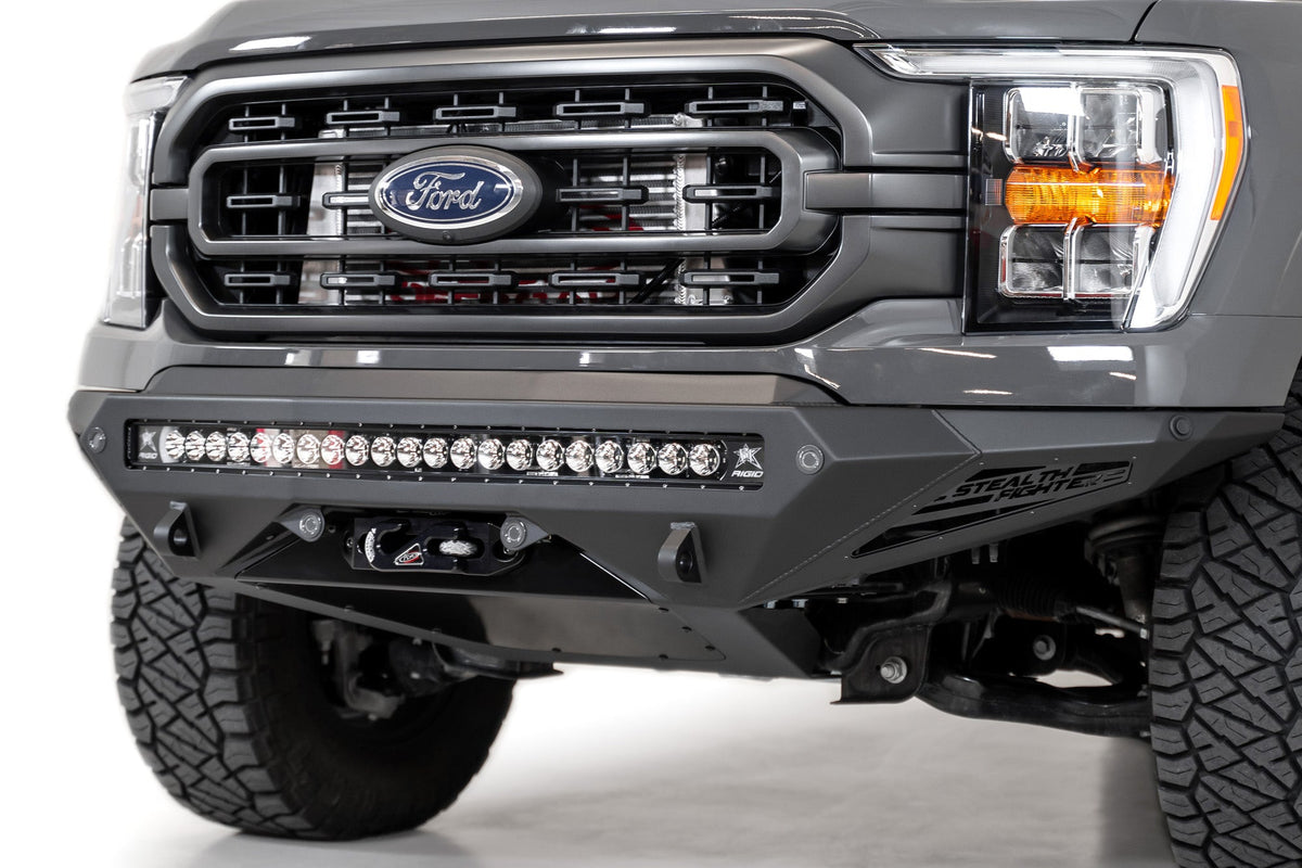 Addictive Desert Designs 2021–2023 Ford F-150 Stealth Fighter Winch Front Bumper