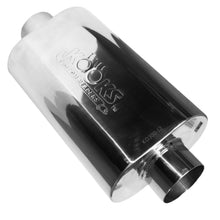 Kooks 3" Oval Center/Center Muffler 12" Long Body . Polished Stainless Steel.