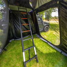 Inside the ARB Esperance 2 annex room showing the telescopic ladder and mesh windows