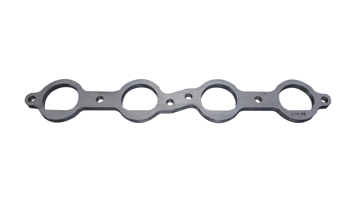 Kooks LSX Header Flange - 3/8" Thick Stainless. D Port for 1-7/8" Primaries.