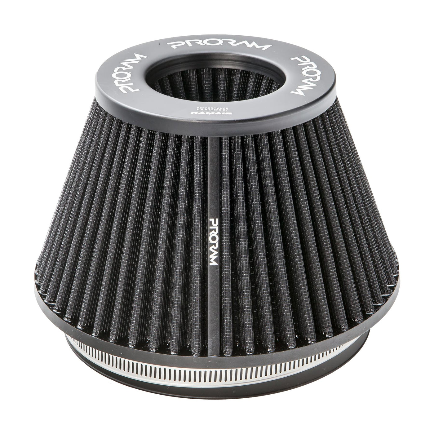 Ramair Jetstream Foam Cone Air Filter (Alloy Neck) – 83mm External | PR-CC-194-VS-83 | PR-CC-194-VS-83-BK | Image 1