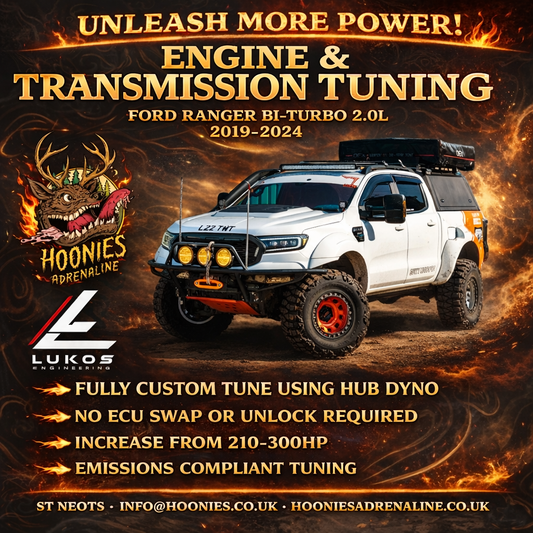 Ford Ranger 2.0 Bi-Turbo ECU Remap & Transmission Tuning (2019–2024) – Custom Dyno Tune | Proven Power & Torque Gains | UK Diesel Tuning