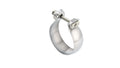 Borla Accessory — 2.75" (70mm) T-304 Stainless Swivel Joint / Half Moon Clamp — Natural mill