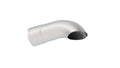 Borla Universal Tip — 2.5" Inlet - 2.5" Single Round Turndown/ Turnout Outlet - 9" Long Tip. Set Screw Mounting Method. Set Screw Included. — Polished stainless steel