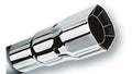 Borla Universal Tip — 2.25" Inlet - 2.75" x 2.5" Single Square Straight-Edge Square-Cut Intercooled Outlet - 6" Long Tip. Set Screw Mounting Method. Set Screw Included. — Polished stainless steel
