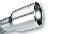 Borla Exhaust Tip — Single Round Rolled Angle Cut Lined