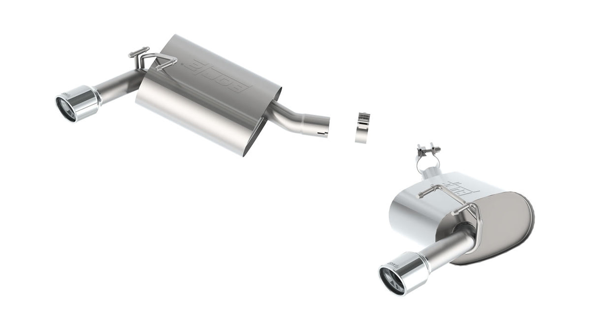 Borla Chevrolet Camaro 3.6L V6 axle-back; coupe; excludes RS Dual-Mode (2014-2015), part 11845 - S-Type / Polished stainless steel