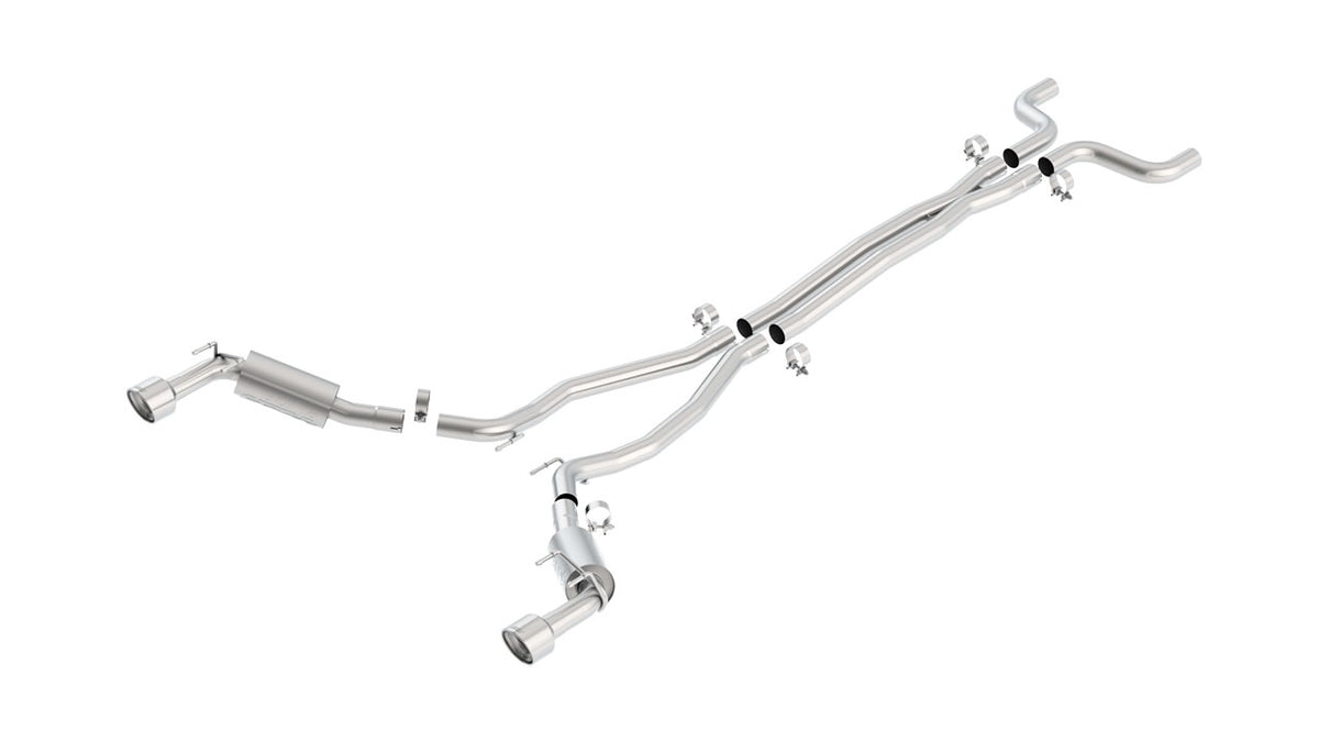 Borla Chevrolet Camaro SS cat-back without GFX (2010-2013), part 140280 - S-Type