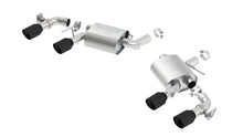 Borla Chevrolet Camaro SS / LT1 axle-back; equipped with NPP; valves included, part 11924CB - S-Type / Black coated