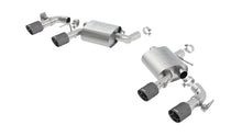 Borla Chevrolet Camaro SS / LT1 axle-back; equipped with NPP; valves included, part 11925CF - ATAK / Carbon fibre
