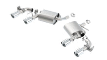 Borla Chevrolet Camaro LT V6 axle-back; equipped with NPP; valves included, part 11930 - S-Type / Polished stainless steel