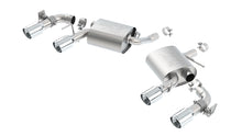 Borla Chevrolet Camaro LT V6 axle-back; equipped with NPP; valves included, part 11931 - ATAK / Polished stainless steel