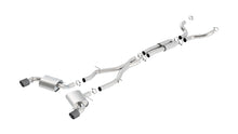 Borla Chevrolet Camaro SS / LT1 3-inch cat-back; coupe; single split exit; without NPP or GFX, part 140689CF - S-Type / Carbon fibre