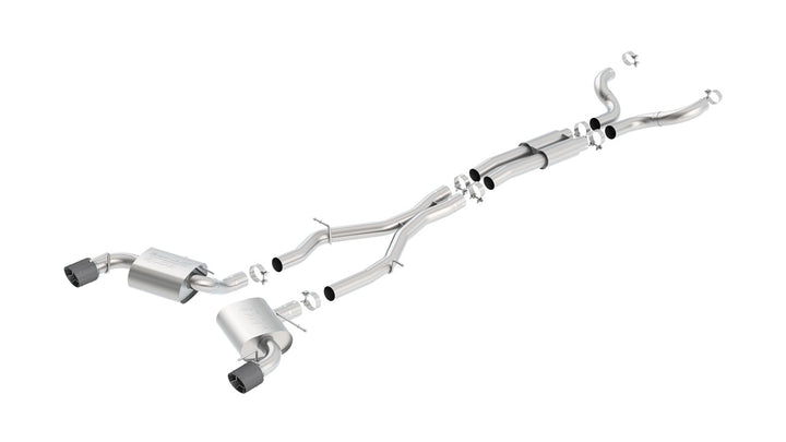 Borla Chevrolet Camaro SS / LT1 3-inch Cat-Back Exhaust — Non-NPP / Without GFX (Coupe)
