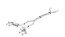 Borla Chevrolet Camaro ZL1 cat-back; coupe; NPP valves included; OE cutting required, part 140726 - S-Type / Polished stainless steel