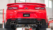 Borla Chevrolet Camaro ZL1 cat-back; coupe; NPP valves included; OE cutting required, part 140726 - S-Type / Polished stainless steel