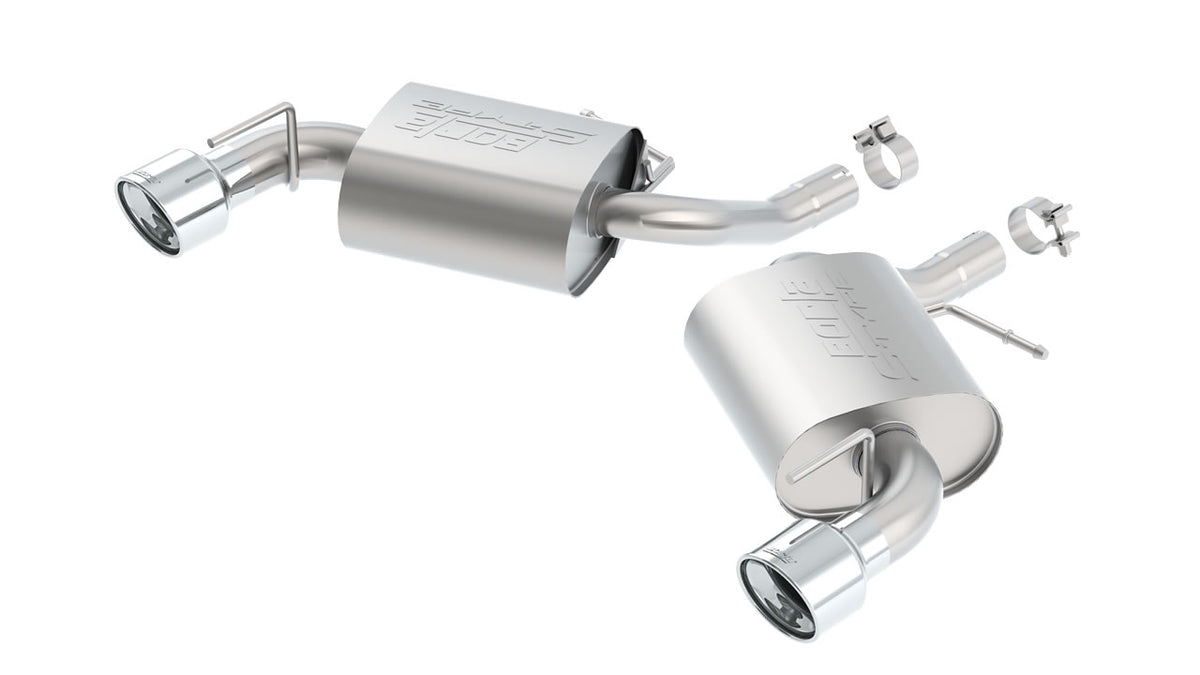 Borla Chevrolet Camaro Axle-Back Exhaust System, part 11933 - S-Type / Polished stainless steel