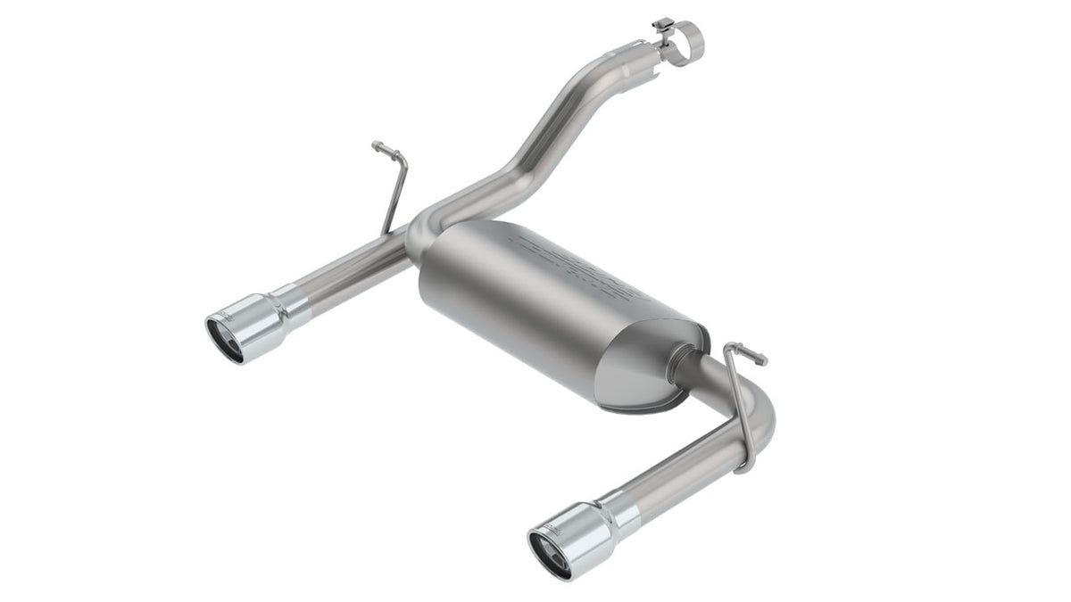 Borla Jeep Wrangler JL / JLU Axle-Back Exhaust (2018–2026), part 11955 - Touring / Polished stainless steel