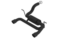 Borla Jeep Wrangler JL / JLU Axle-Back Exhaust (2018–2026), part 11963CB - S-Type / Black coated
