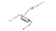 Borla Jeep Wrangler JK / JKU Cat-Back Exhaust (2007–2018), part 140460 - Touring / Bright chrome