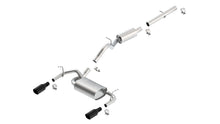 Borla Jeep Wrangler JK / JKU Cat-Back Exhaust (2007–2018), part 140460BC - Touring / Black chrome