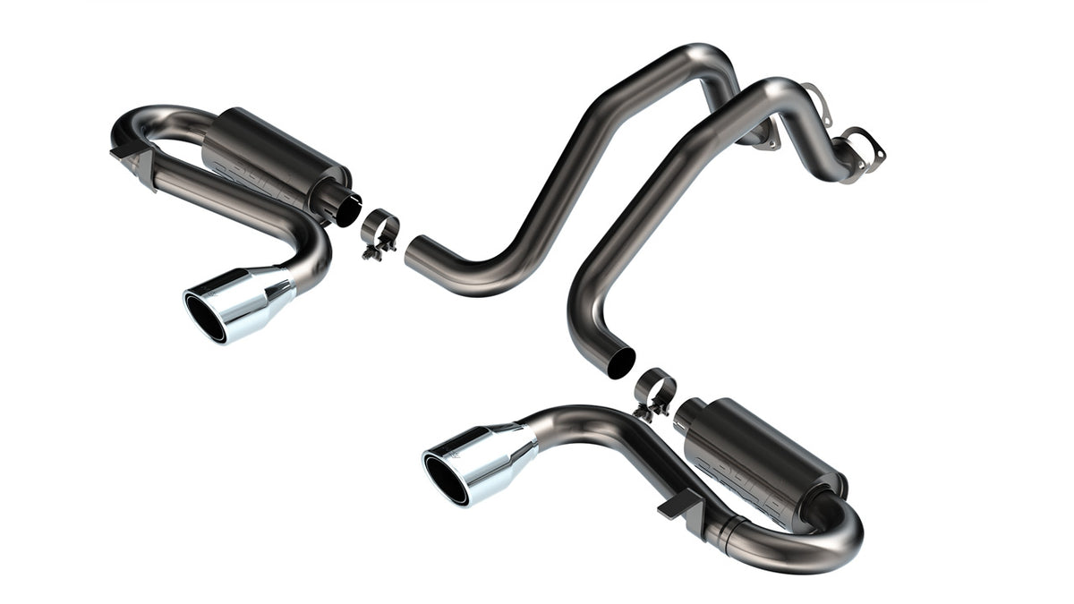 140017 1997-2004 Chevrolet Corvette Base Cat-Back Exhaust System S-Type Classic Part # 140017