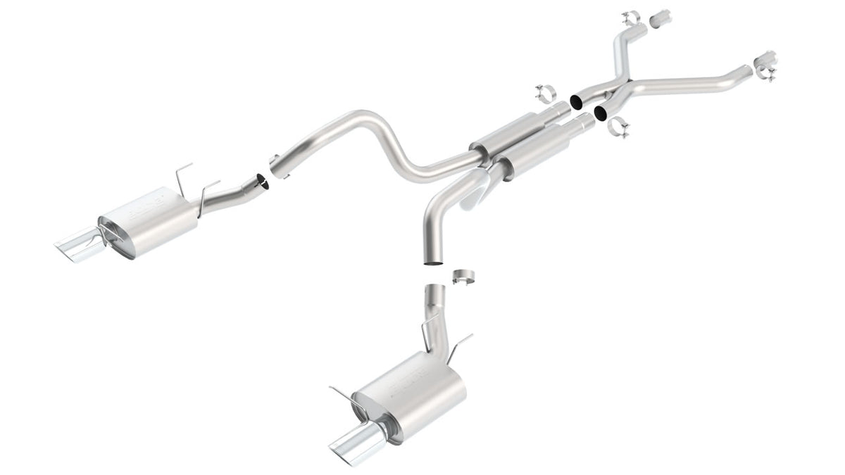 Borla Mustang GT / GT500 3-Inch Cat-Back Exhaust (2011–2012), part 140389