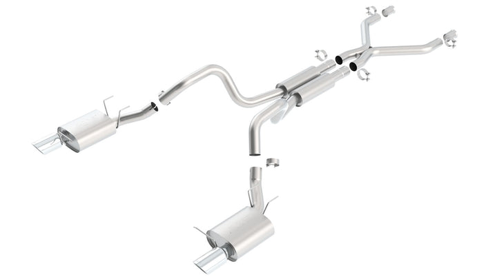 Borla Mustang GT / GT500 3-Inch Cat-Back Exhaust (2011–2012)