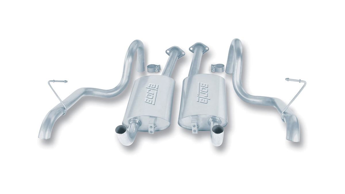 Borla Mustang GT / Cobra Touring Cat-Back Exhaust (1987–1995), part 14139