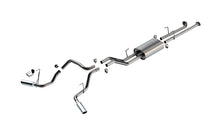 Borla Toyota Tundra True Dual Cat-Back — Split Side Exit (2007–2008), part 140238 — Touring / Bright chrome