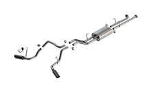 Borla Toyota Tundra True Dual Cat-Back — Split Side Exit (2007–2008), part 140238BC — Touring / Black chrome