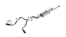 Borla Toyota Tundra True Dual Cat-Back — Split Side Exit (2009–2021), part 140332BC — Touring / Black chrome