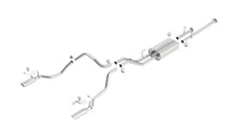 Borla Toyota Tundra True Dual Cat-Back — Split Rear Exit (2009–2013), part 140333 — Touring / Bright chrome