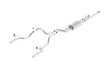 Borla Toyota Tundra True Dual Cat-Back — Split Rear Exit (2014–2021), part 140638 — Touring / Bright chrome