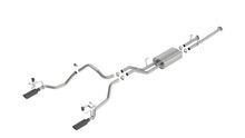 Borla Toyota Tundra True Dual Cat-Back — Split Rear Exit (2014–2021), part 140638BC — Touring / Black chrome