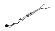 Borla Toyota Tundra V6 / Hybrid True Dual Cat-Back (2022–2026), part 140939BC — S-Type / Black chrome