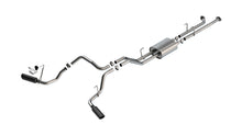 Borla Toyota Tundra True Dual Cat-Back — Split Side Exit (2007–2008), part 141022BC — ATAK / Black chrome