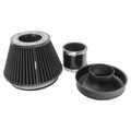 Ramair PRORAM Pleated Cone Air Filter (Alloy Neck) - 70mm External | PR-CC-194-VS-70-BK-KIT