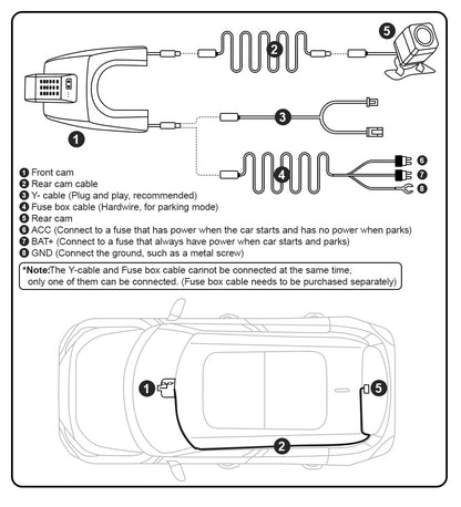 AutoVolt - OEM-Fit Dash Cam for Next Gen Ford Ranger (2023–Present)