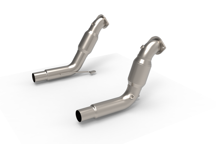 Kooks 2025 Explorer ST/Aviator GREEN Catted Downpipes