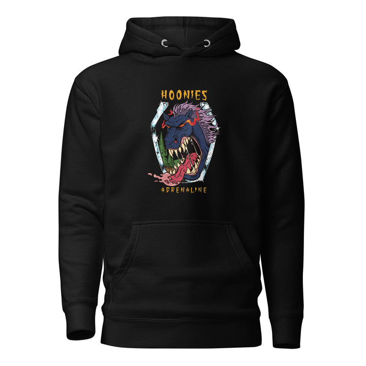 Hoonies Adrenaline Pony Boy Hoodie (Front Logo) - Mustang-Inspired Streetwear