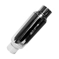 Kooks 3” Round Muffler 10” Long Body. Polished Stainless Steel.