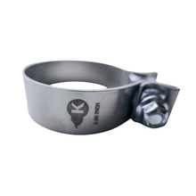 Kooks 3" Stainless Steel Band Clamp for Notched Slip Joint Connections.