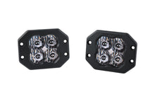 SS3 White Sport Flush Mount LED Pod (pair)