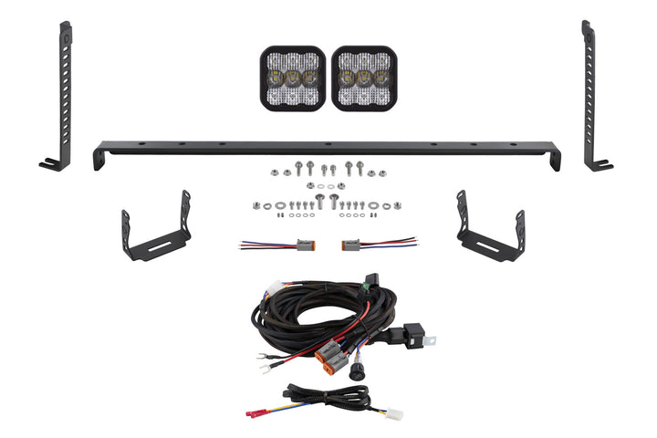 Diode Dynamics SS5 Stealth Grille LED Pod Kit for 2014-2024 Toyota 4Runner