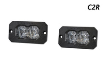 C2R White Flood Flush Mount LED Pod (pair)