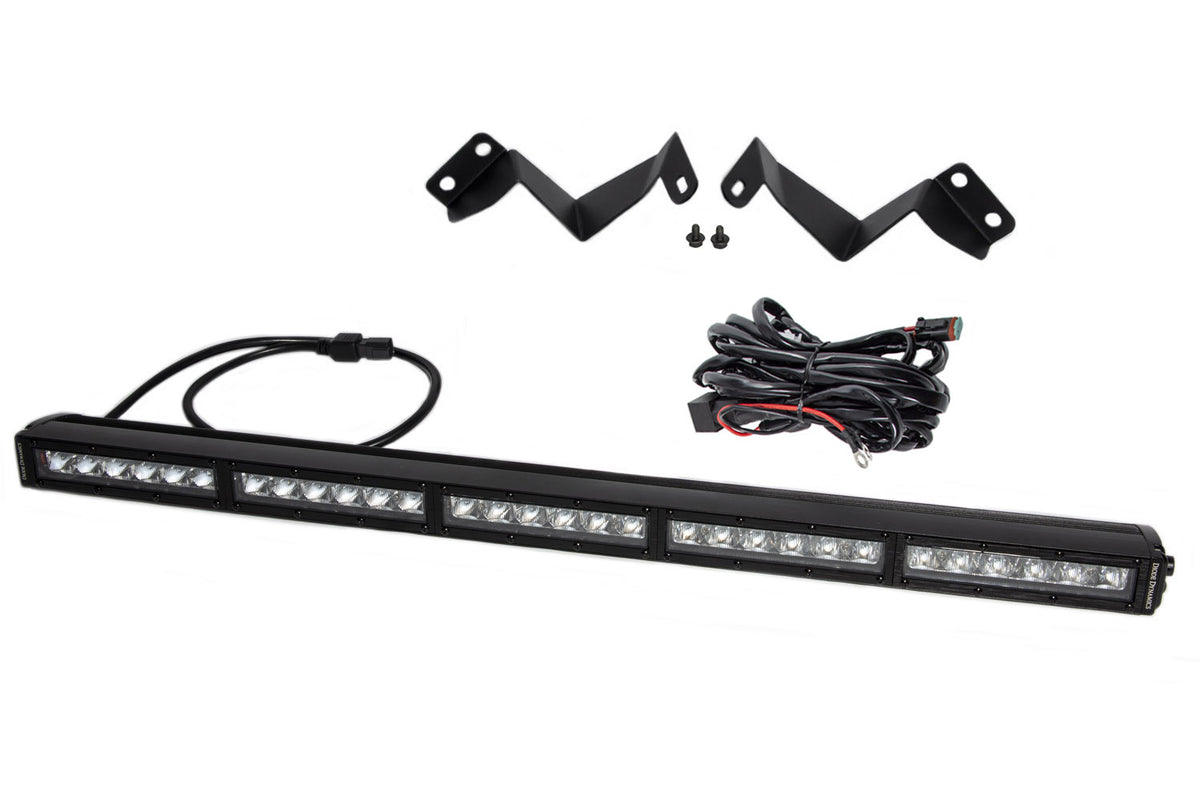 SS30 Stealth Lightbar Kit for 2016-2023 Toyota Tacoma White Driving